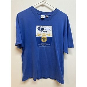 Vintage Men’s Corona T-Shirt | Unknown Size | Measurements In Photos